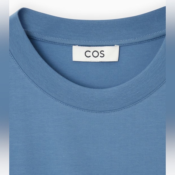 COS WIDE SLEEVE TOP BLUE - Picture 4 of 9